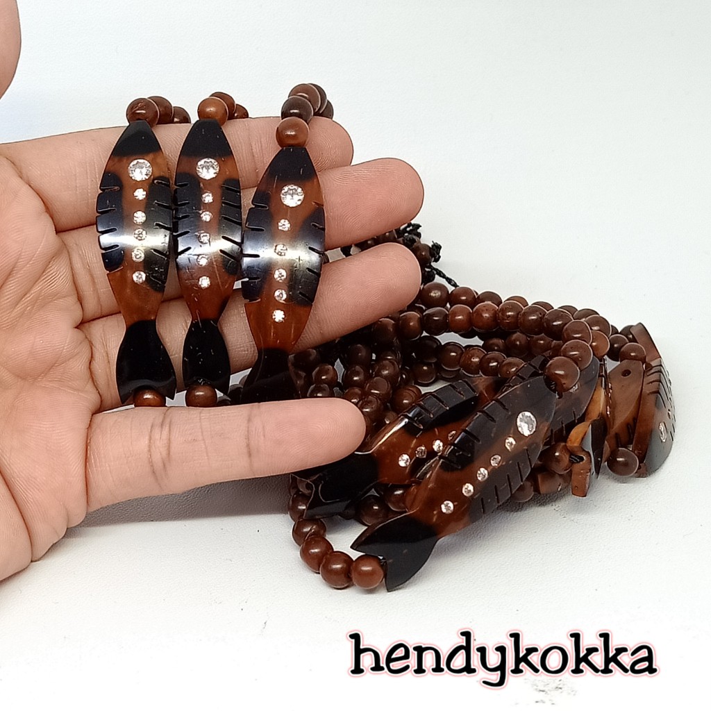 10 pcs gelang kokka kaukah plat mata ikan