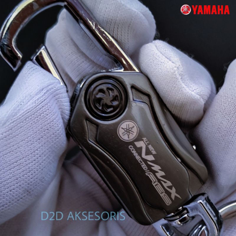 Gantungan kunci kulit remote keyless motor yamaha all new nmax-6