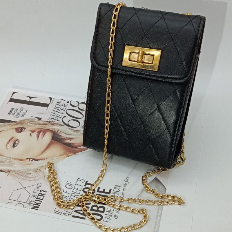 tas wanita diamond bordir simple