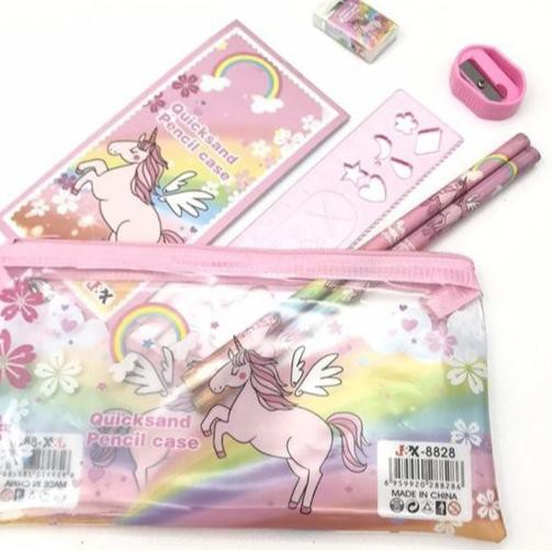 

SPESIAL DISKON STUDY SET STATIONERY SET ALAT TULIS SEKOLAH TEMPAT ATK KARAKTER UNICORN/SPIDERMAN/LIT
