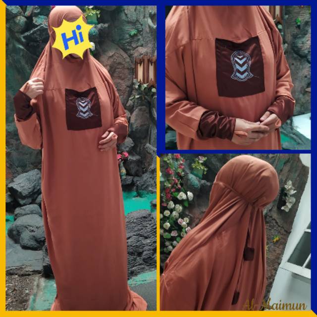 Mukenah Terompah /Mukenah Hadramaut /Mukenah Manset