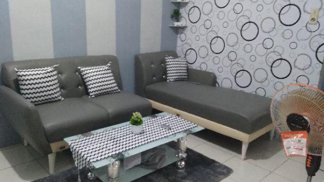 Taplak Meja 140cmx40cm Motif  Zigzagdotty Table Runner Bolak Balik Tabrun