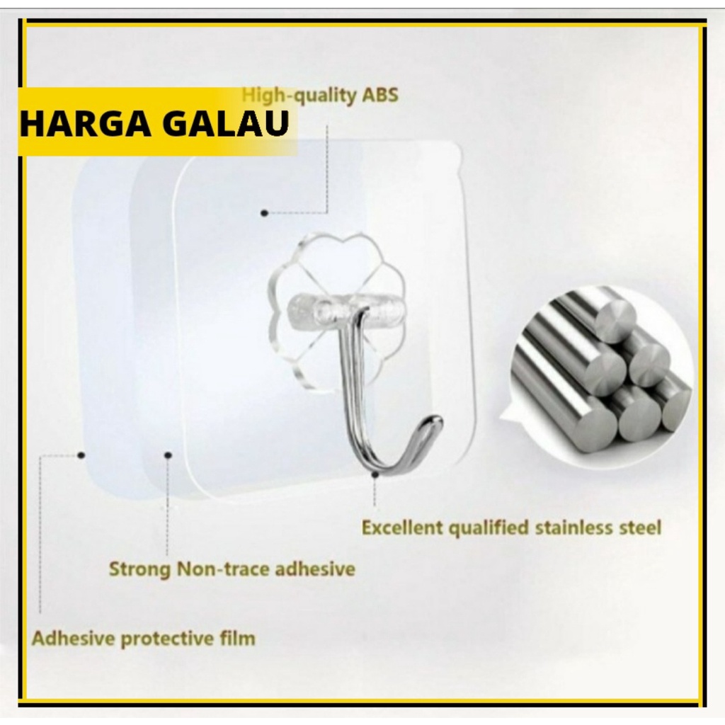 gantungan serbaguna bisa vertical sd horisontal hook universal