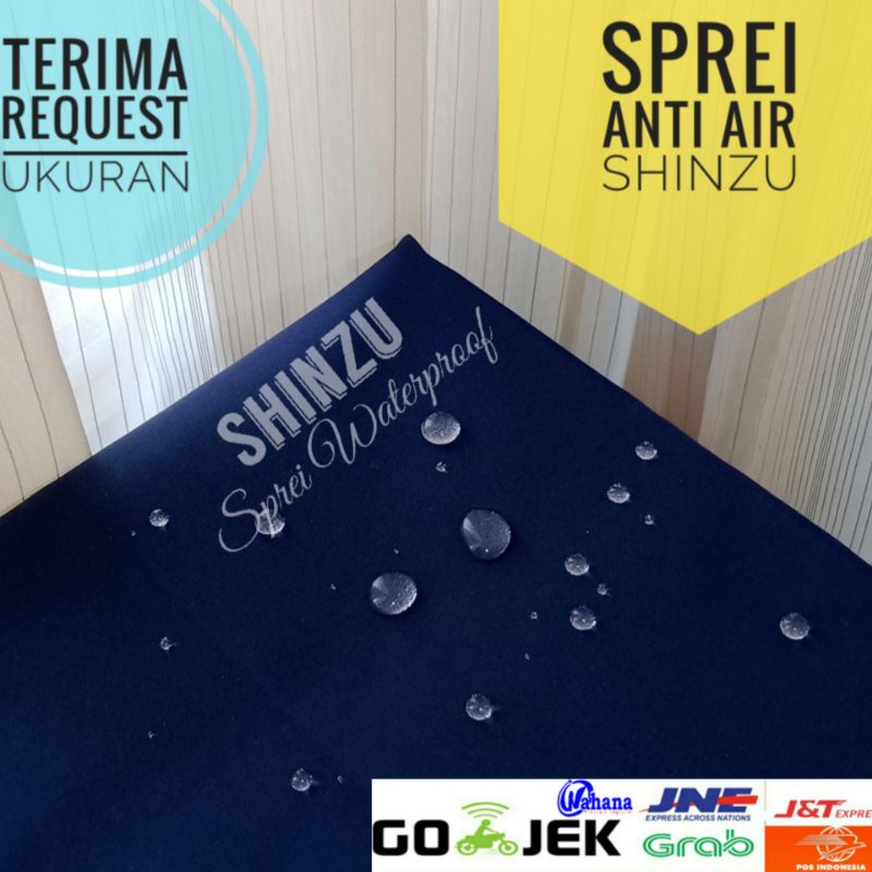 Sprei Anti Air Uk 180x200x35 Sprei Waterproof Terima Request Ukuran Lain.