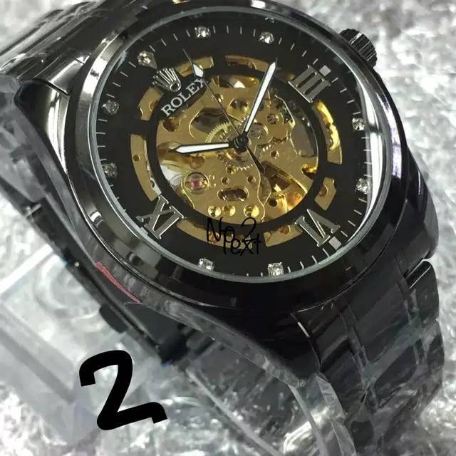 Rolex Big Chain FullBlack Skeleton S108