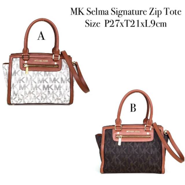 Michael Kors Selma Signature Zip Tote