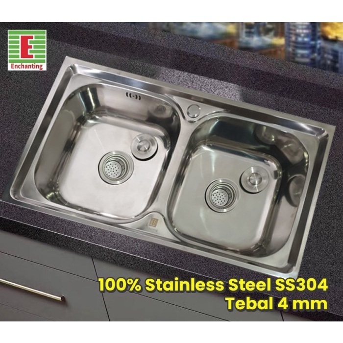 Kitchen Sink Dapur / Bak Cuci Piring Europe Enchanting E1075