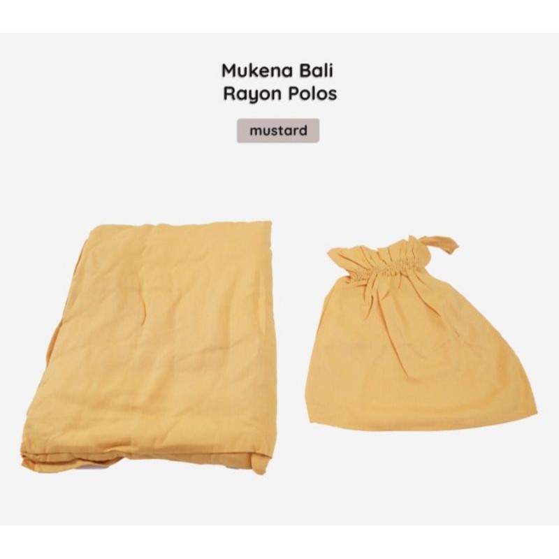 Mukena katun polos warna