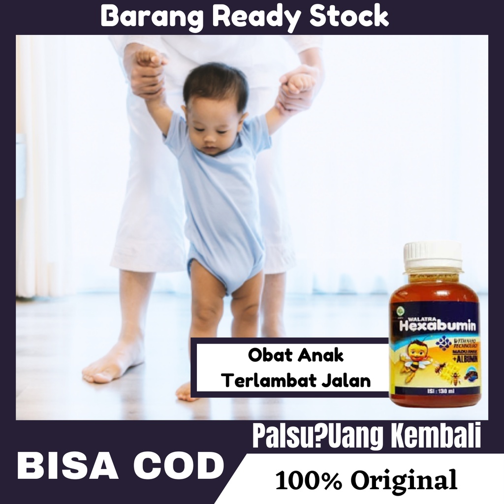 Hexabumin Obat Anak Terlambat Jalan, Obat Anak Cepat Berdiri & jalan Anak, Vitamin Anak