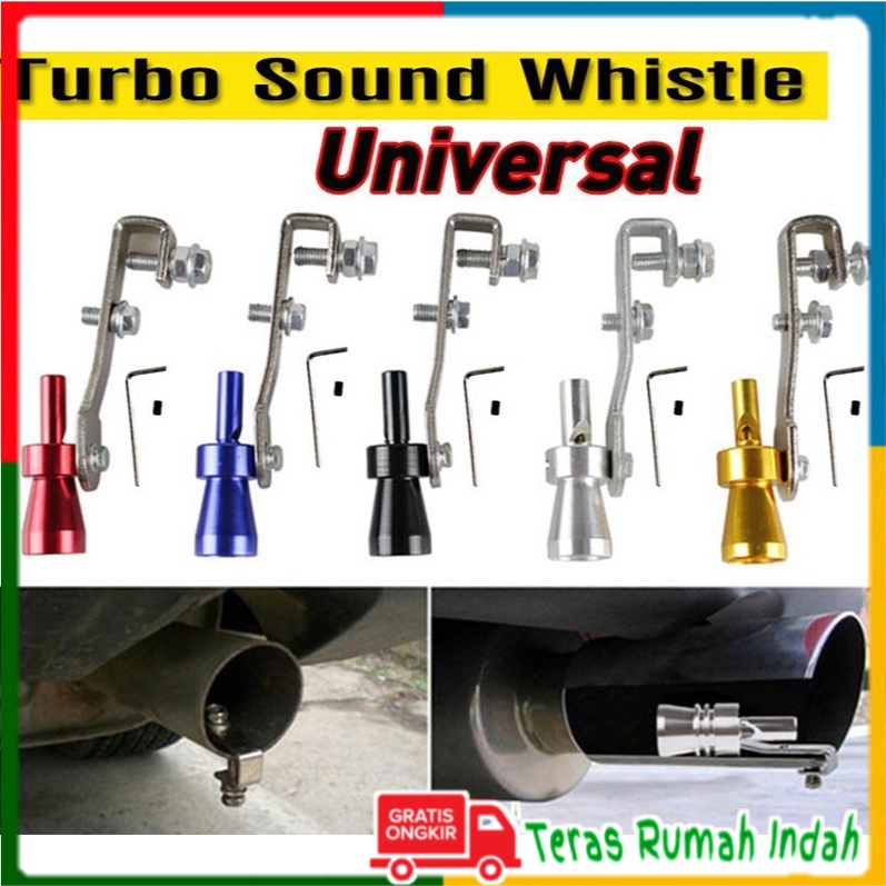 Penyiul Turbo Suara Palsu Knalpot Mobil - Fake Turbo Whistler Exhaust - Universal Car Turbo Sound Wh