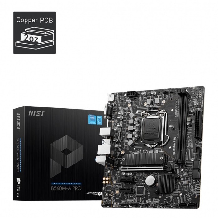 MSI B560M PRO Motherboard (DDR4, LGA1200)