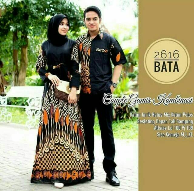 Maura couple - Sania Ruffle Batik Couple Ori Ndoro Jowi DNT