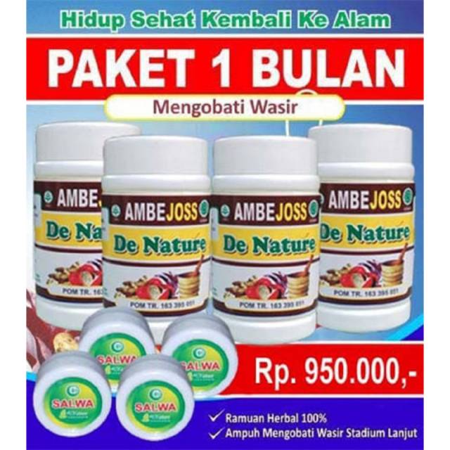 OBAT WASIR #AMBEIEN STADIUM 3/4 TANPA OPERASI "AMBEJOSS DE NATURE"