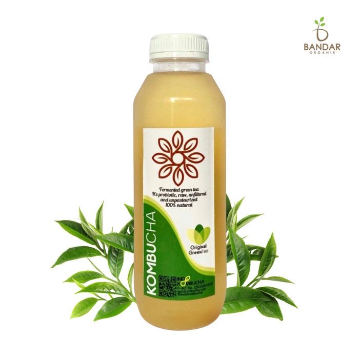 

Indokombucha - Teh Kombucha Green Tea 1L - Original (BERKUALITAS)