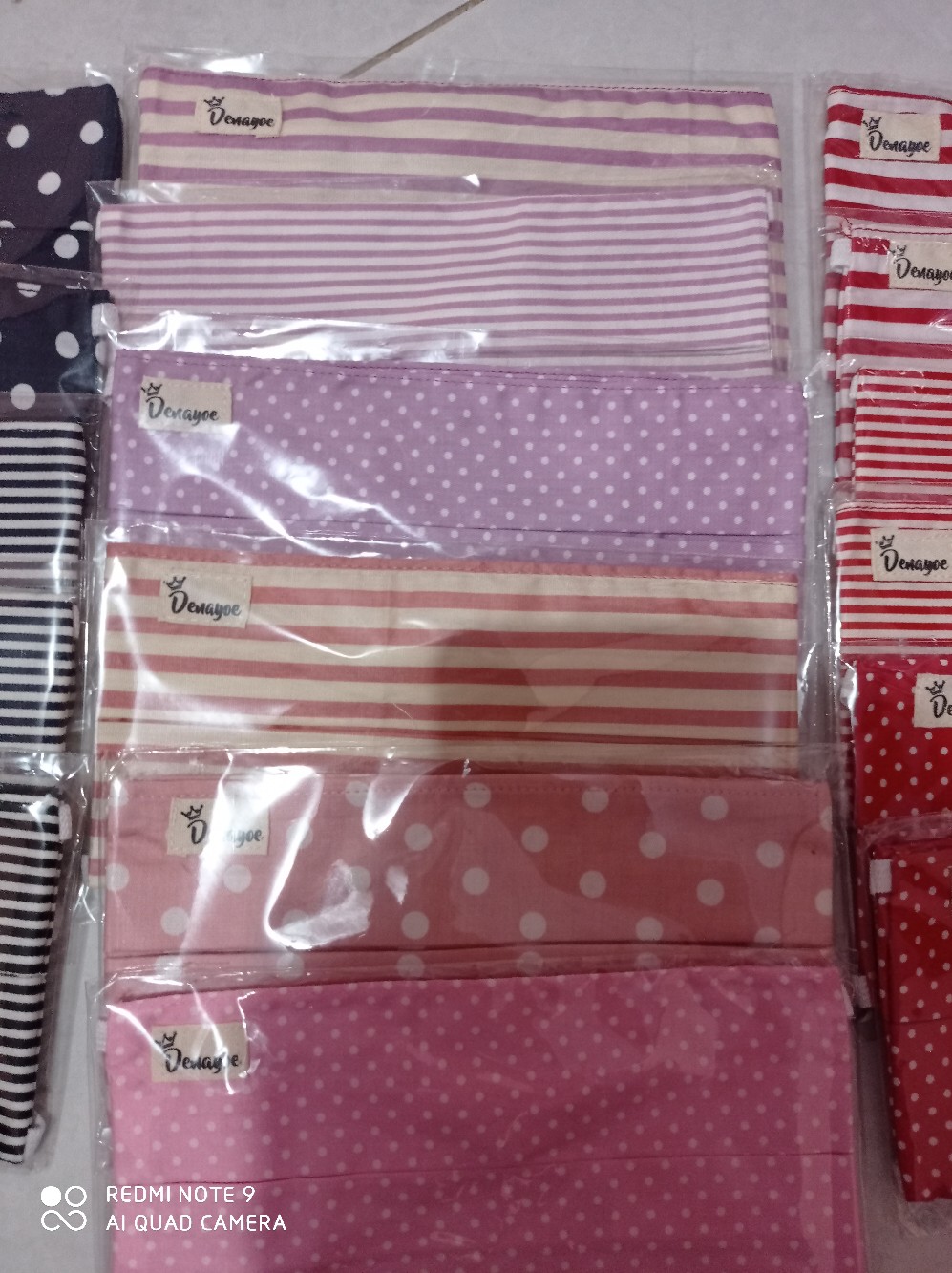 (pink Series) Masker Kain Katun Jepang Bisa Diisi Filter