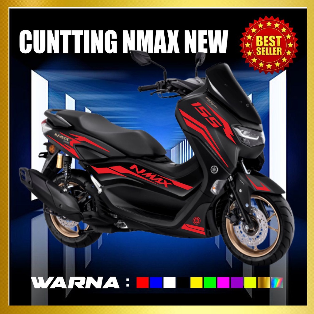 STICKER NNMAX NEW 155 CUTTING STICKER KEREN LIS BODI NMAX BARU 2022