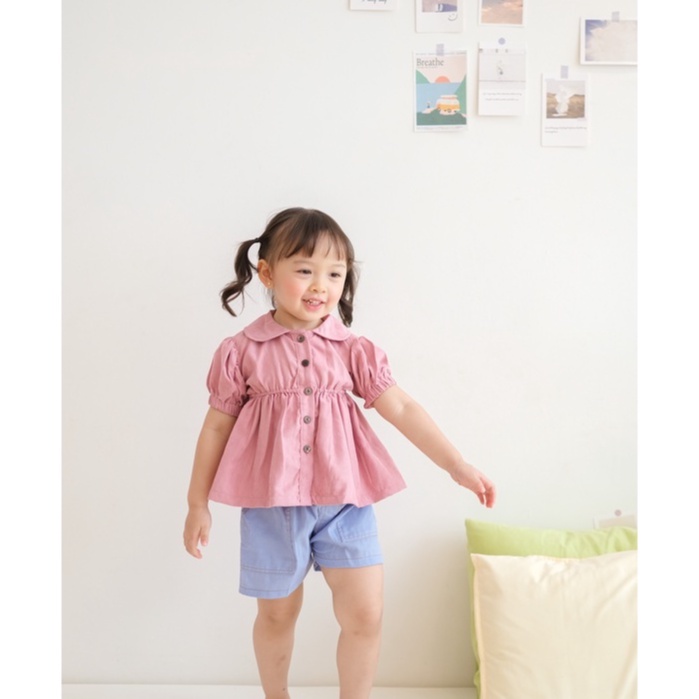 KIDDIEPODS - Ruby Top / Baju anak perempuan / Blouse Anak perempuan / Atasan anak perempuan 1-10 tahun