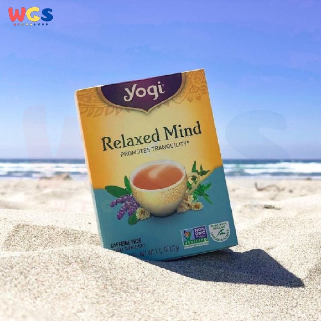 Yogi Tea Relaxed Mind Caffeine Free 16 Tea Bags 32g