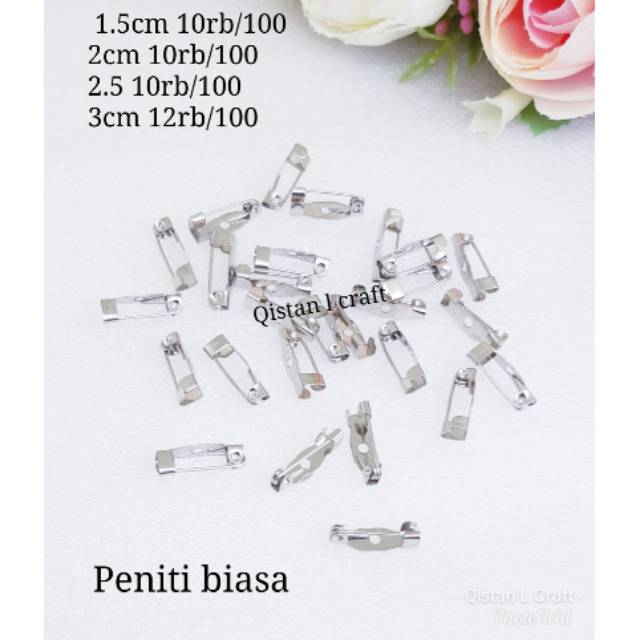 Peniti bros polos biasa 100pcs