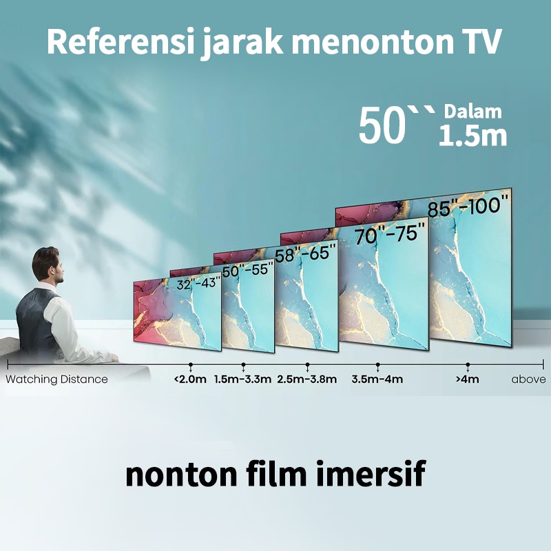 Produk diskon！newest 50 inch 1080P HD digital smart TV / mendukung YouTube dan platform lainnya