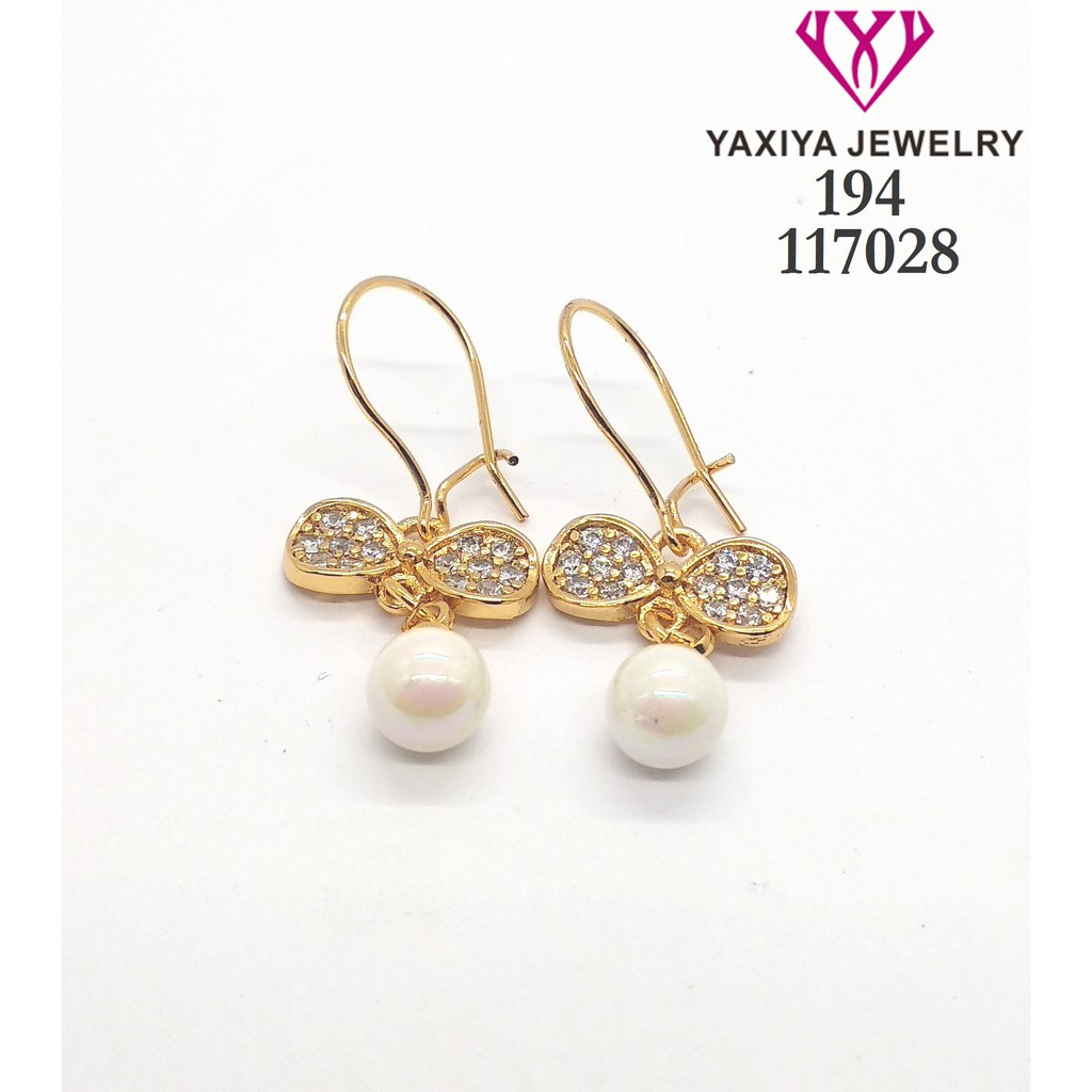 

Anting Pita Mutiara Perhiasan Lapis Emas 18K Yaxiya Jewelry 194