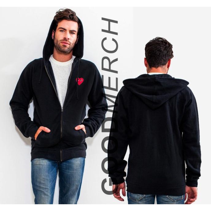 Jaket Hoodie Sweater Comme Des Garcons 1 Sweatshirt Zipper