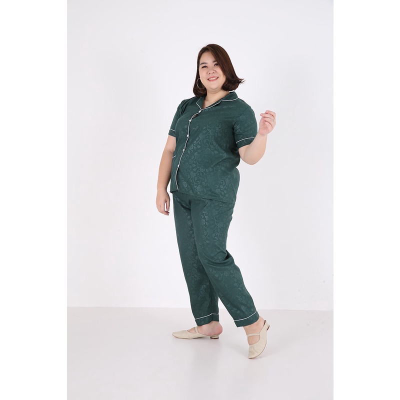 Sorabel - Piyama Set Wanita Avika Aviani Plain Long Pants Sleepwear M / One Size / Jumbo-6