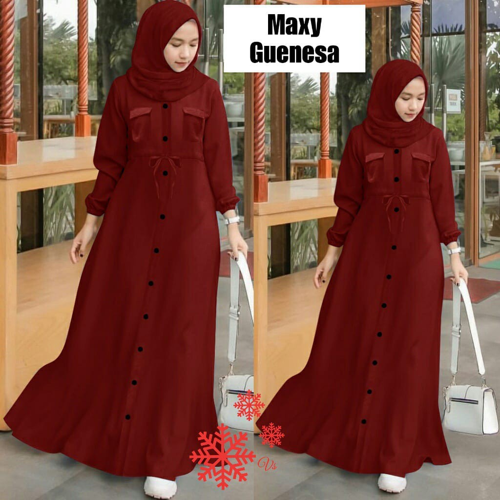 QFS MAXI GUENESA / MACAM MACAM WARNA / FIT TO XL / POCKET