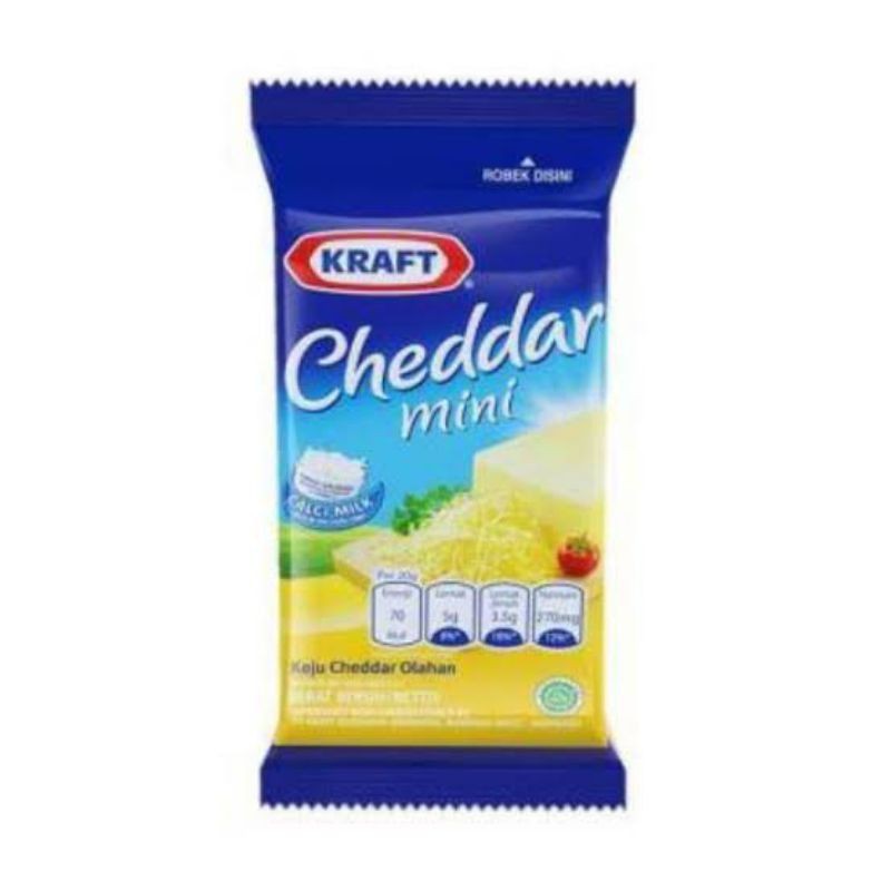 

Kraft keju cheddar mini 30 gr