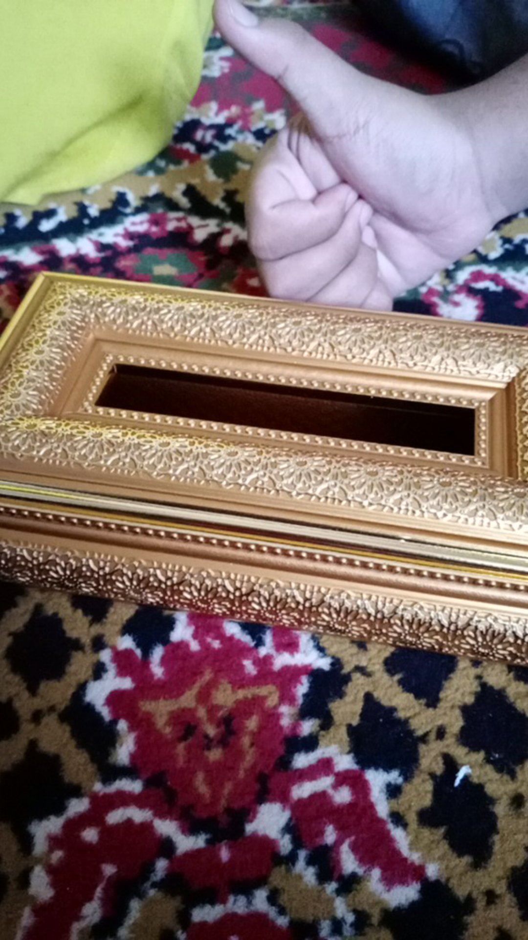 Kotak Tissue Gold , Tempat Tissue Mewah, Kotak Tisu, Tempat Tisu