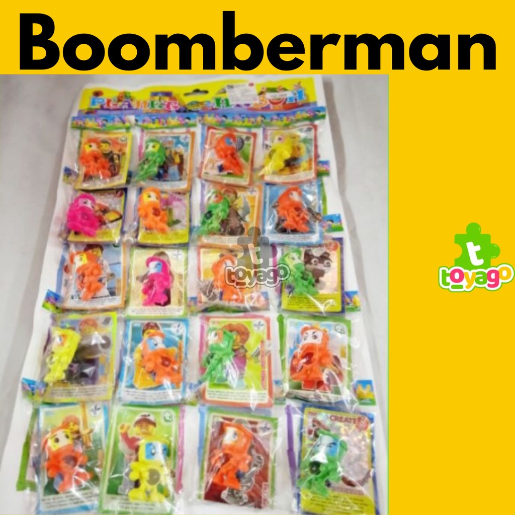 Mainan ROBOT GUNDU/Boomberman Lembar Isi 20 Pcs Grosir Murah