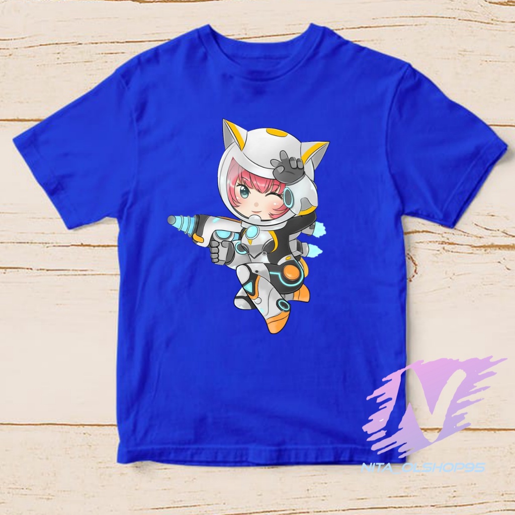 kaos anak mobile legends hero kimmy