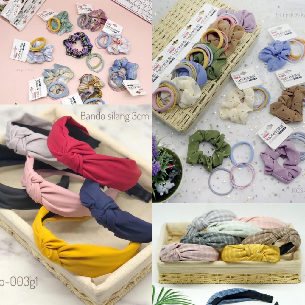 NunuLisaTan - Aneka Ikat Rambut Bando Wanita Korea Head band Artis High Quality
