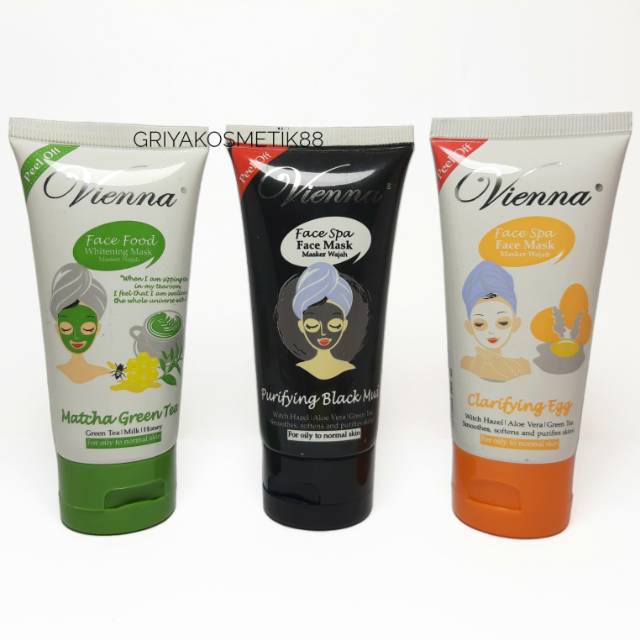 MASKER WAJAH VIENA TUBE PEEL OFF BPOM 50ML