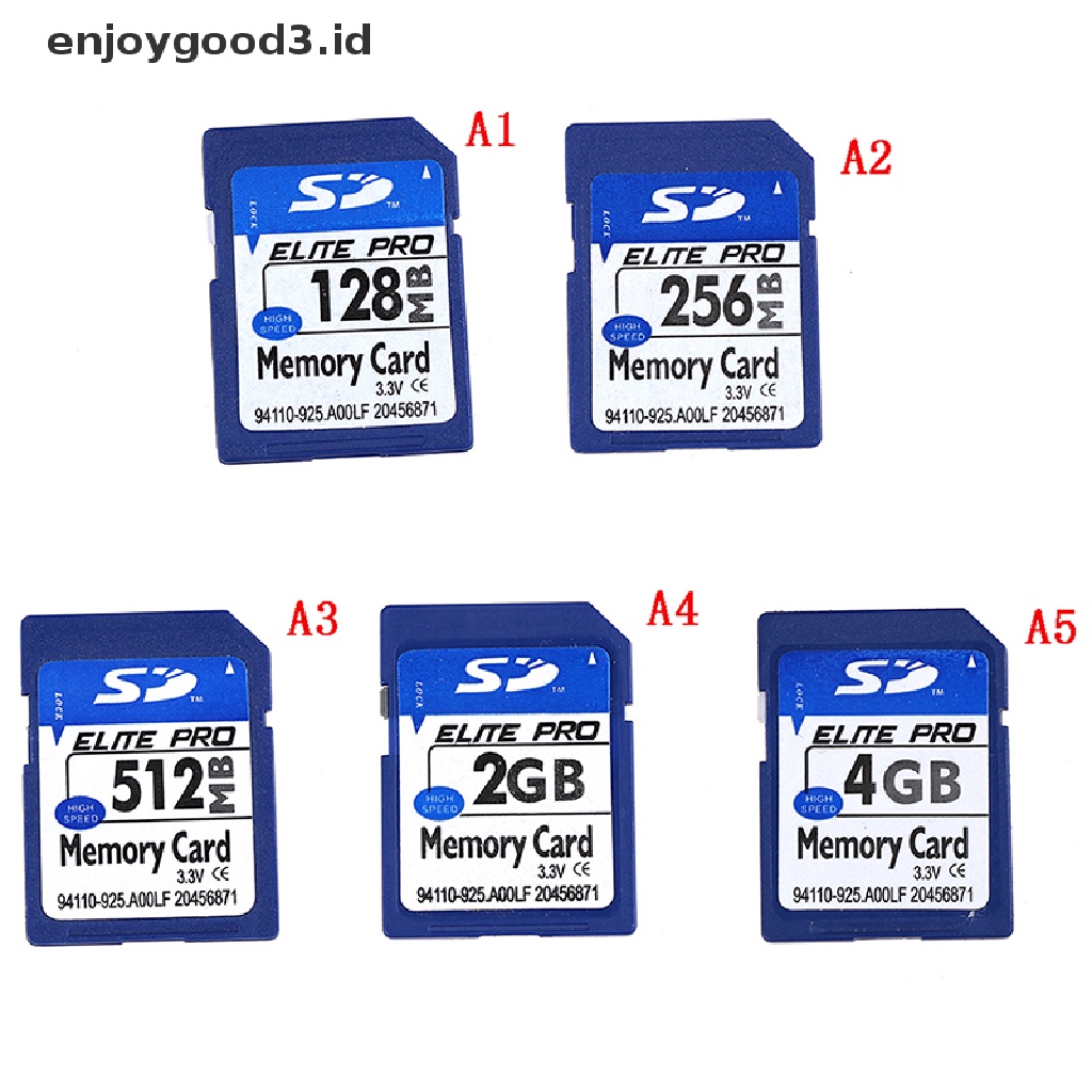 Memory Card Sd Digital 128mb 256mb 512mb 2gb