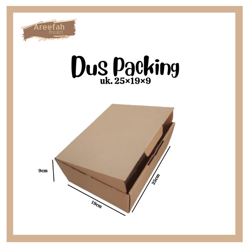 

KARDUS KARTON / KARDUS BOX / KARDUS PACKING DIE CUT UKURAN 25x19x9 cm