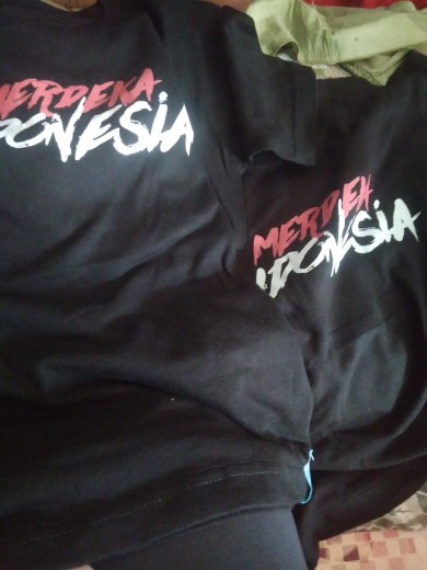 Baju Kaos Kemerdekaan Bayi Anak & Remaja Batik Garuda Indonesia 6 Bulan - 12 Tahun Katun Combed 30s