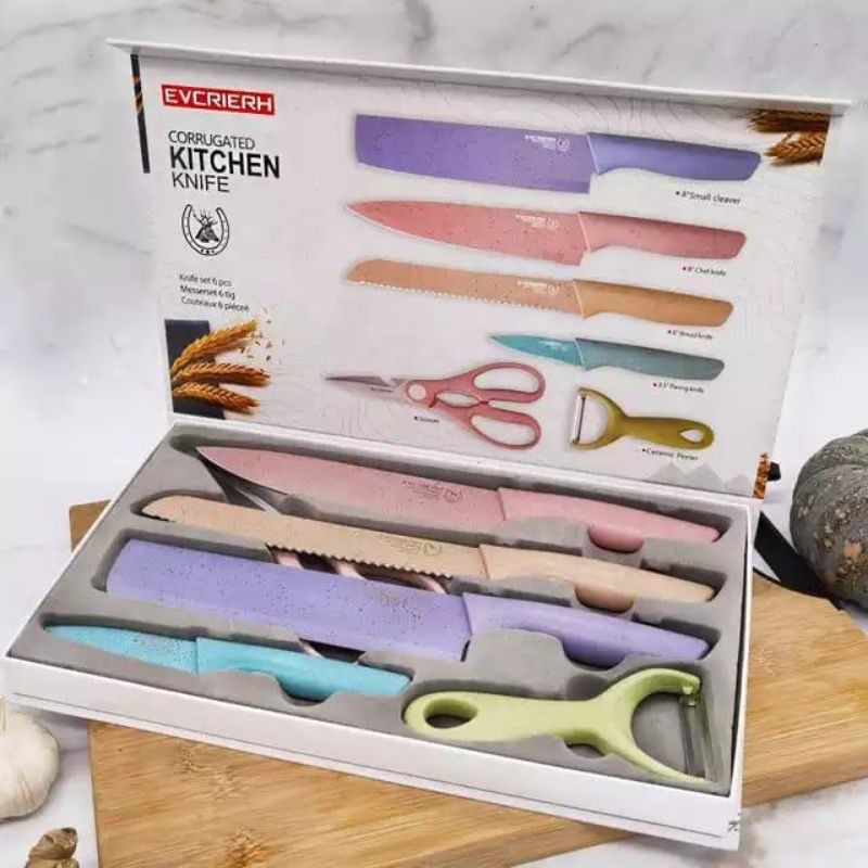 

pisau pastel 6in1