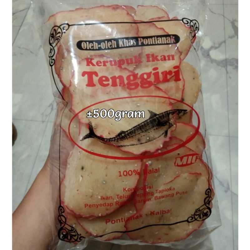 

Kerupuk Ikan Tenggiri / Oleh oleh Khas Pontianak / Kerupuk Ikan Tengiri / Krupuk Ikan Mentah / Kerupuk Ikan Khas Kalbar