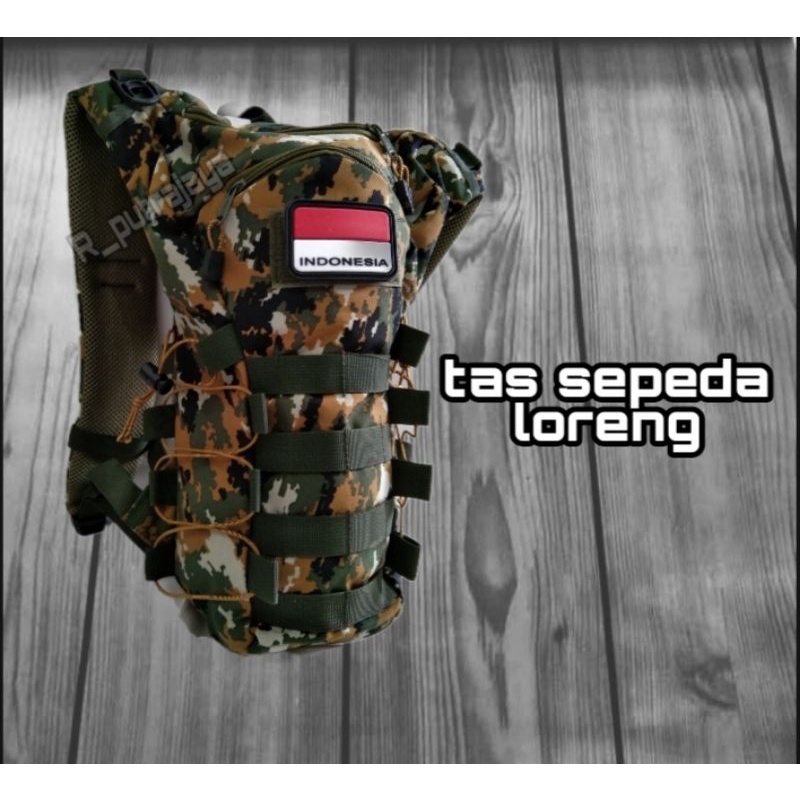 tas sepeda loreng Kostrad