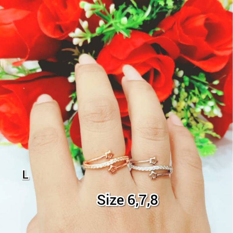 C O D . Cincin wanita bermacam macam motif pilihan permata