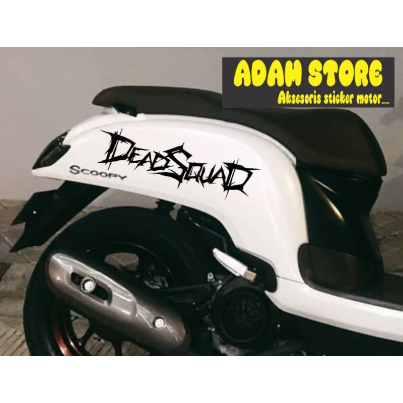 stiker deadsquad stiker motor Scoopy stiker motor Scoopy stiker motor Vespa stiker Honda MURAH