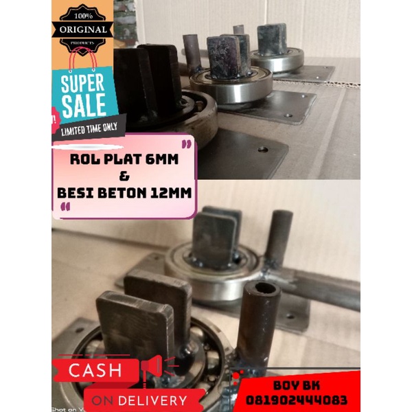 alat ROLL tekuk plat dan besi beton