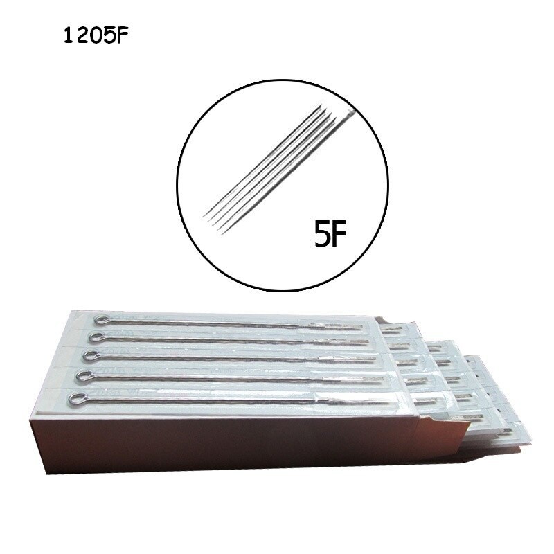 

PRODUK IMPORT 50PCS Tattoo Needles Flat Shader 5F,,7F,9F,11F,13F,15F MIXED ASSORTED Disposable