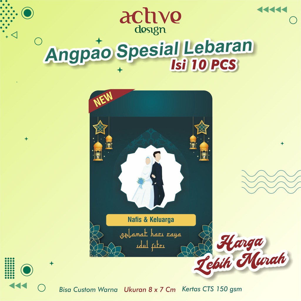 

[TERMURAH] Amplop Spesial Lebaran Isi 10pcs