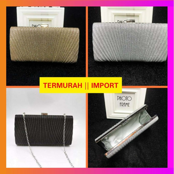 TAS SELEMPANG WANITA IMPORT SLING BAG TERMURAH TAS PESTA GT00100 RLZ604