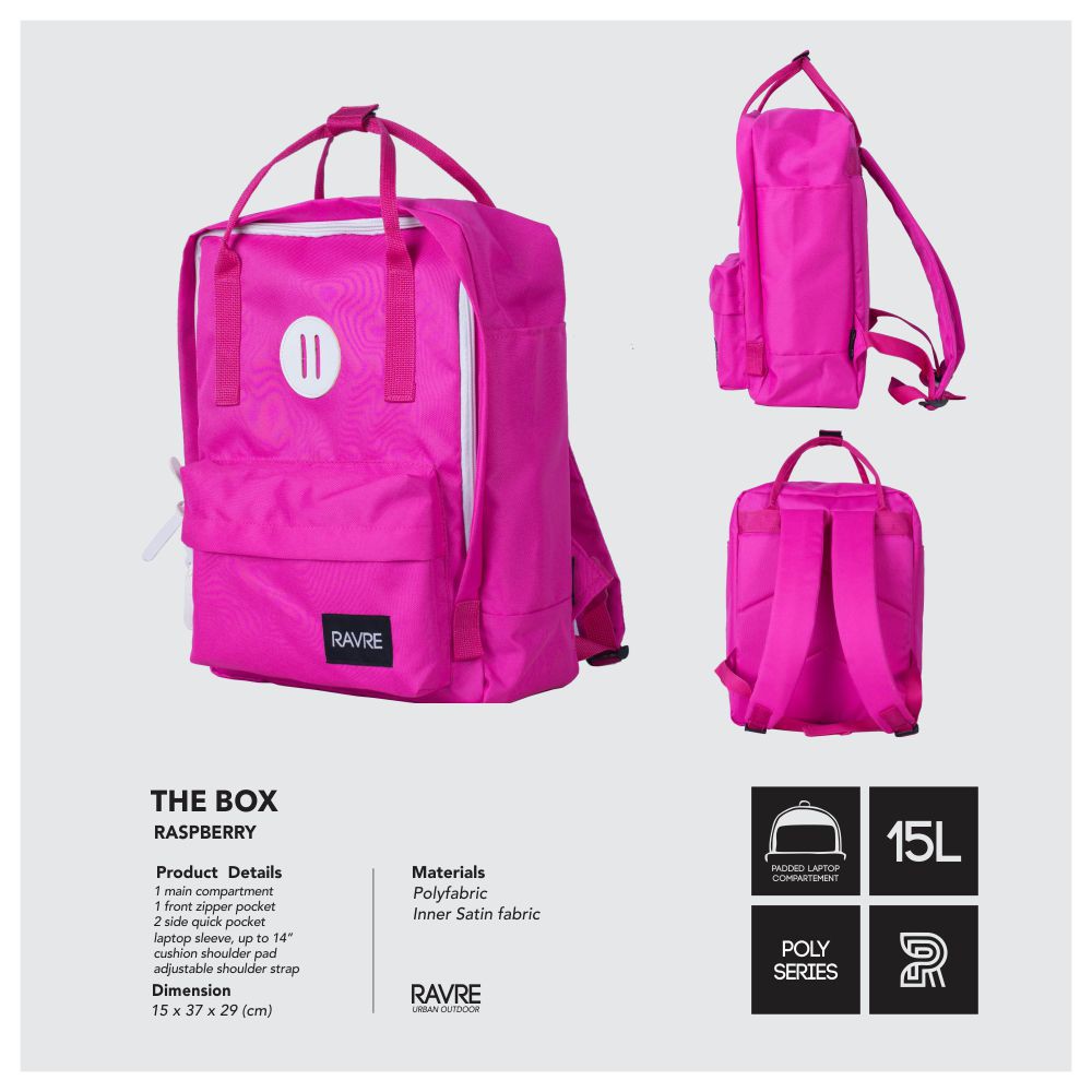 Tas Ransel Ravre - Box Raspberry Fresh