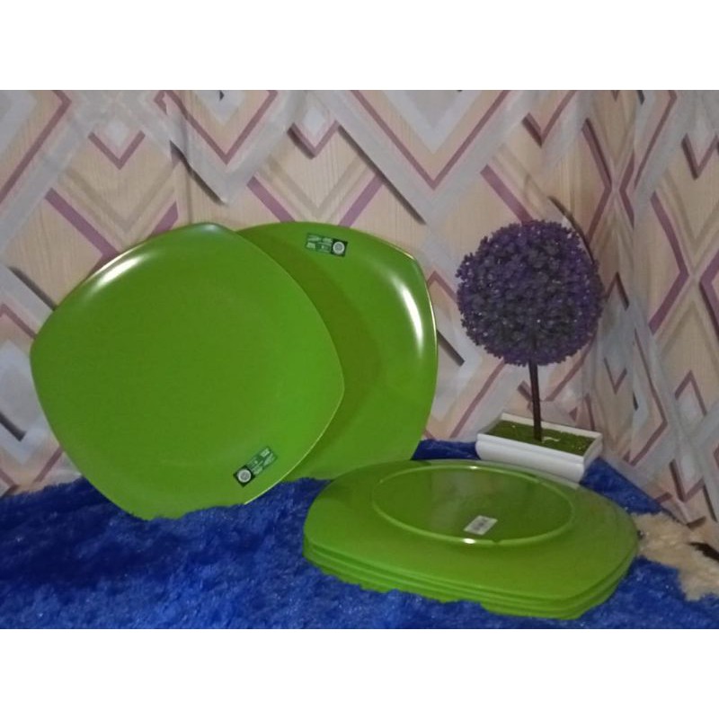 PIRING MELAMIN KOTAK & CEPER 10 Inch