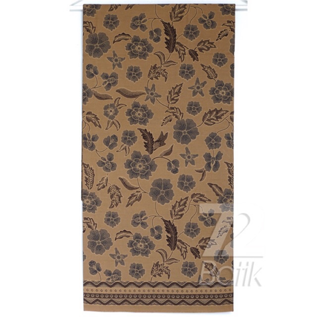 KAIN BATIK KATUN Premium Motif Kembang Warna Coklat Cokelat Choklat 726589 Cap 72 Jarik Jarit Samping Kebat Panjang Batik Katun Modern Premium Bahan Seragam Batik Pernikahan Kantor Keluarga Murah Kamen Jadi Batik Bali Lembaran