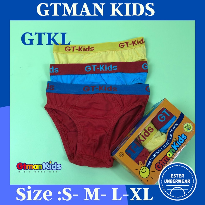 CELANA DALAM ANAK GTMAN KIDS GTKL ISI 3 PCS